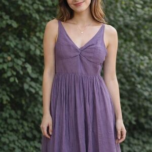 J. Crew Lavender Silk Dress